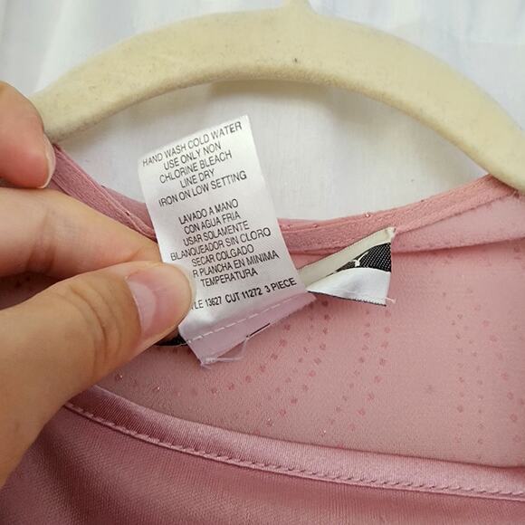 Dana Kay 2-piece set top & jacket Mauve pink embellished mother of the bride 18W - Picture 3 of 11